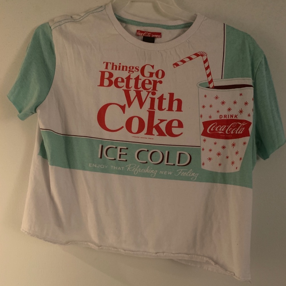 Vintage Coke Cropped Shirt